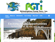 Tablet Screenshot of philadelphianstours.com